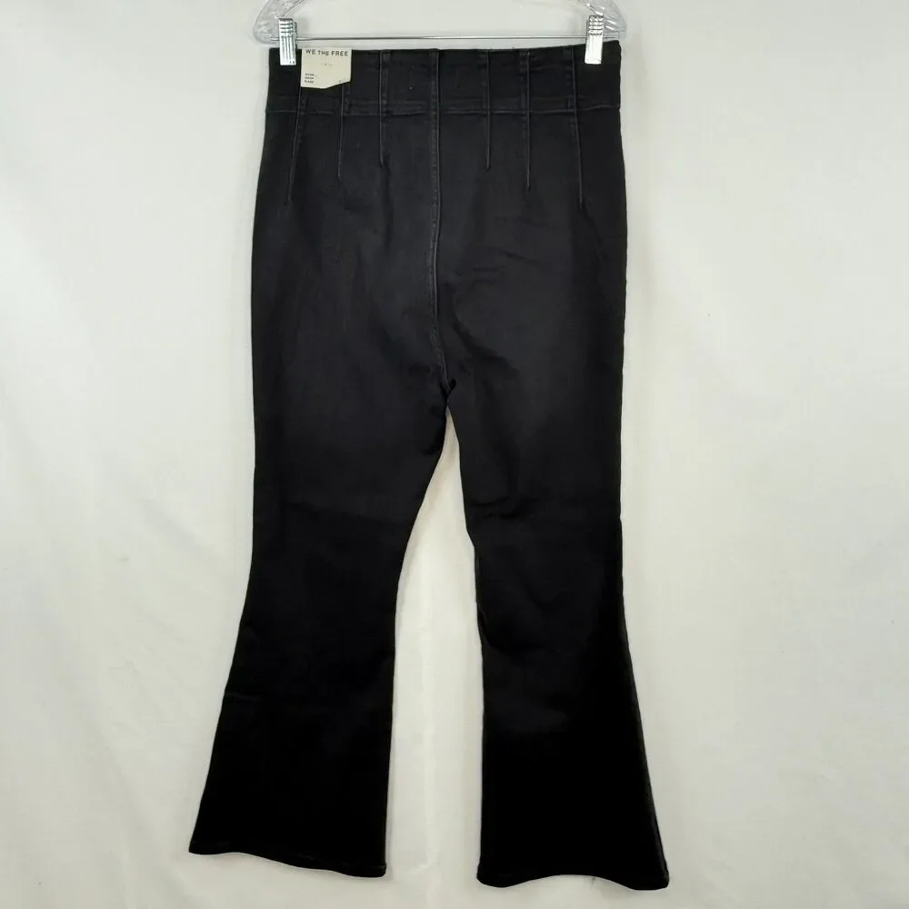 Free People We The Free Jayde Crop Flare Jeans Size 33 New